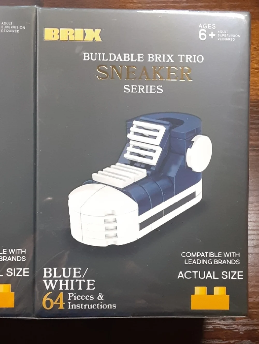 Buildable Brix Trio Sneaker Series